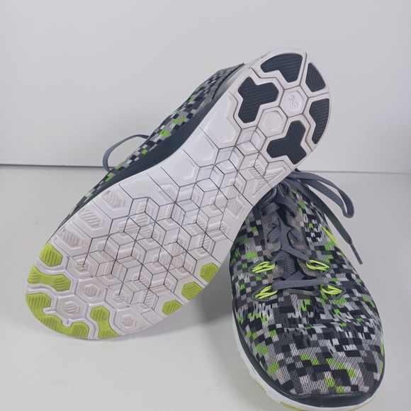 Nike Womens 8.5 Free 5.0 TR FIT 5 Training Shoes Sneaker Black Gray Green Pixel - Picture 9 of 10